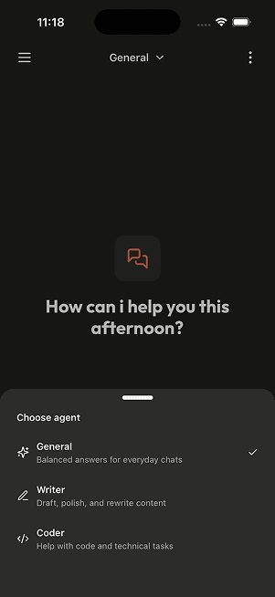 Uni Chat screen 2