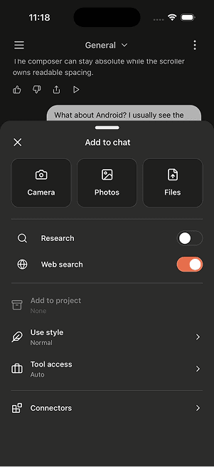 Uni Chat screen 4