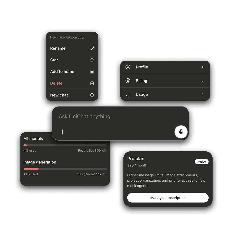 Uni Chat Components