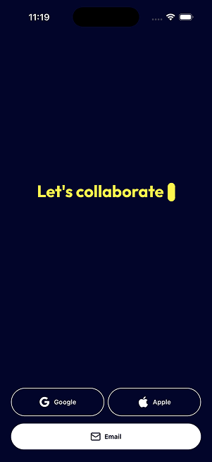 Uni Chat drawer and onboarding screen 1