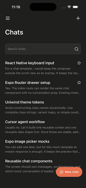 Uni Chat drawer and onboarding screen 4